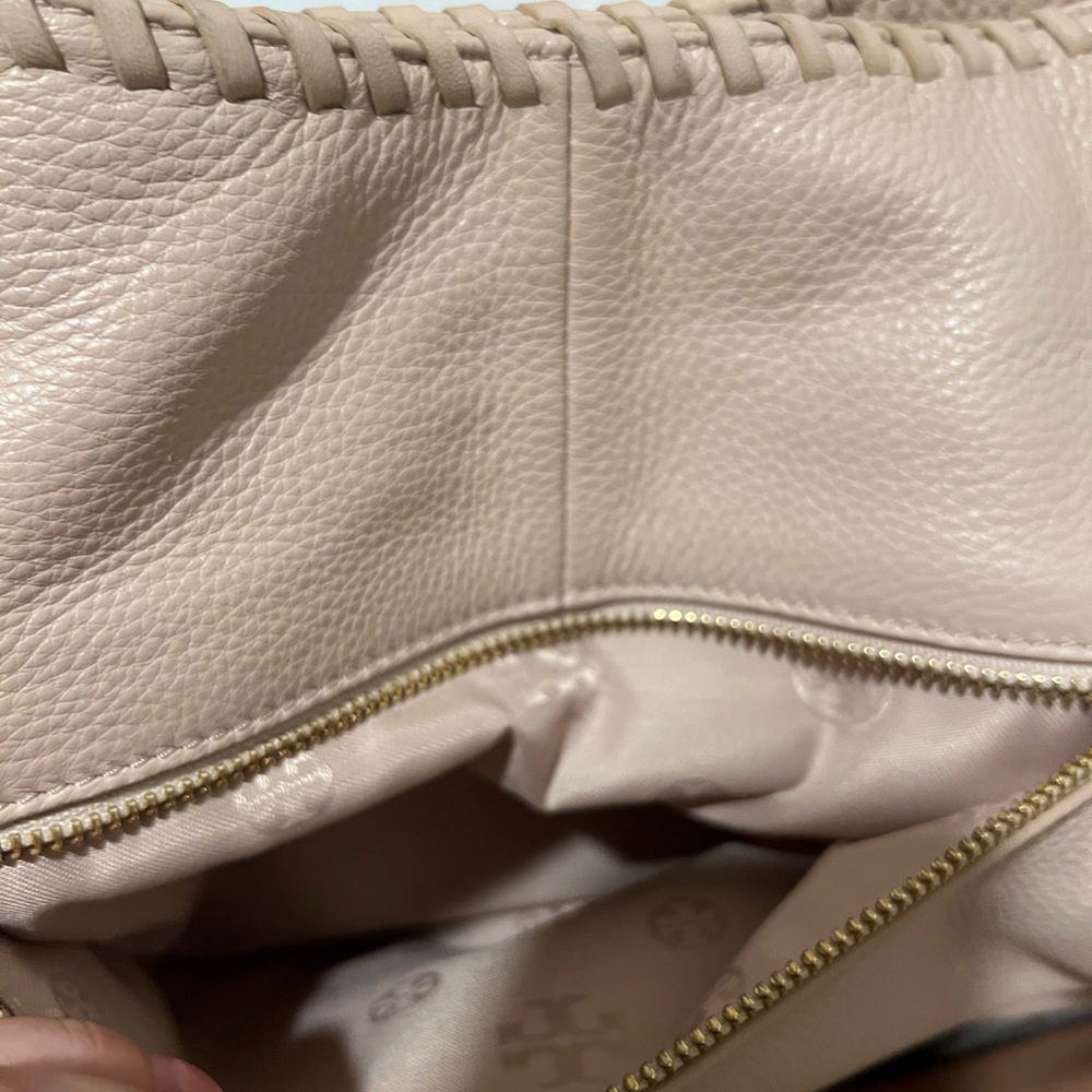 Tory Burch Tan/pink Leather Tote Bag - Picture 8 of 13